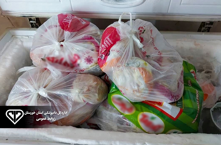 ۲۳ تن مرغ منجمد تاریخ‌گذشته در اهواز توقیف شد؛ جلوگیری از عرضه محموله غیربهداشتی به بازار